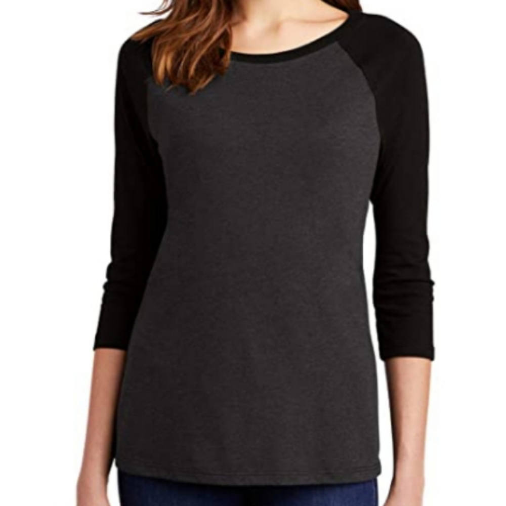 Unisex 3/4 Sleeve Baseball Raglan Top / Basic Tee